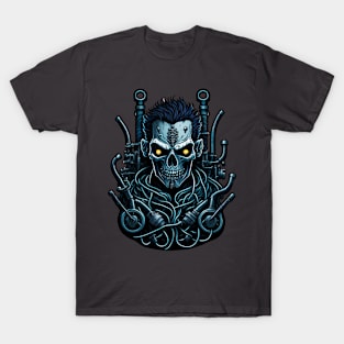 Cyborg Heads S03 D89 T-Shirt